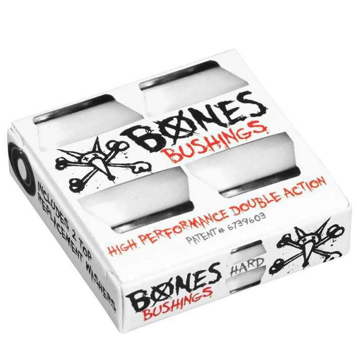 Bones Hardcore Bushings White 96A Hard - SET Bones Hardcore Bushings White 96A Hard - SET