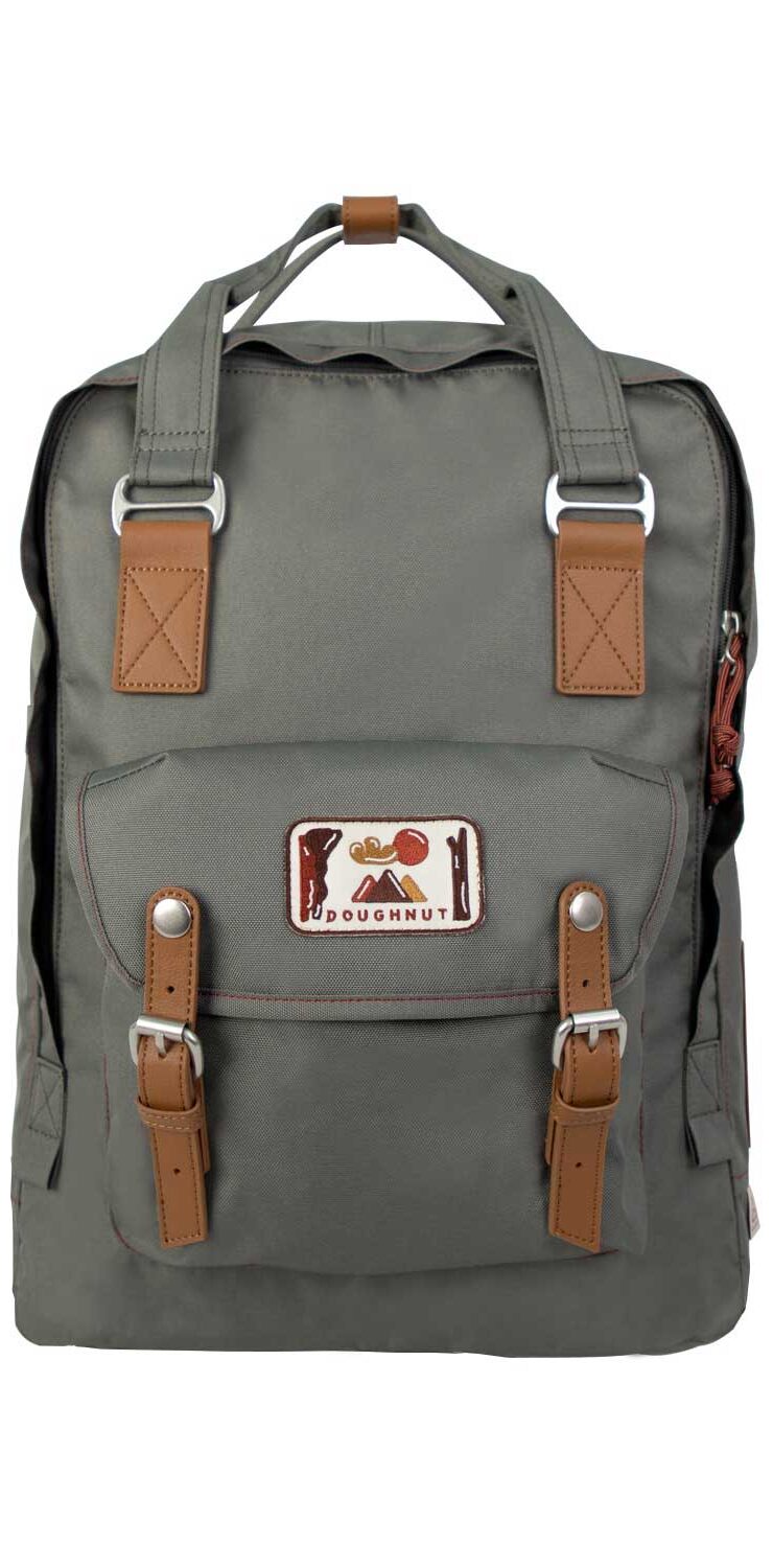 Doughnut Macaroon Large Dreamwalker Backpack - grey