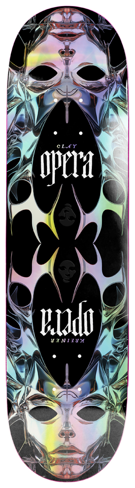 Opera Skateboard Deck Clay Kreiner Chrome Opera Skateboard Deck Clay Kreiner Chrome