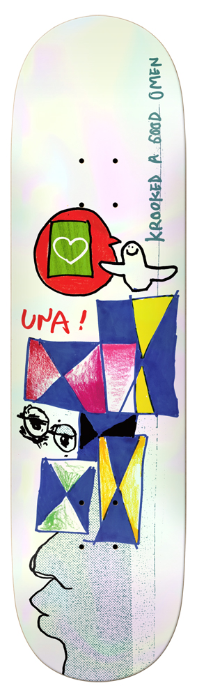 Krooked Skateboard Deck Farrar Omen 8,06 Krooked Skateboard Deck Farrar Omen 8,06