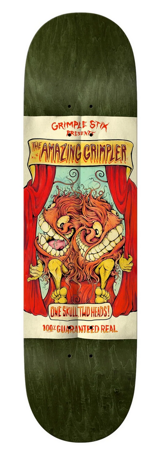 Anti Hero Grimple Stix Sideshow Skateboard Deck 8.75