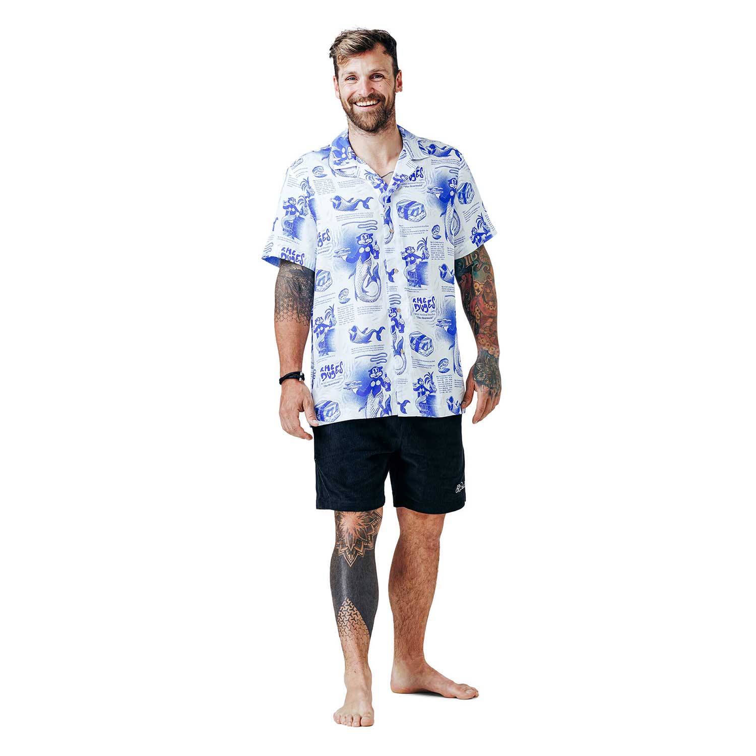 The Dudes Bearmaid Island Hawaiian Shirt - off-white XXXL