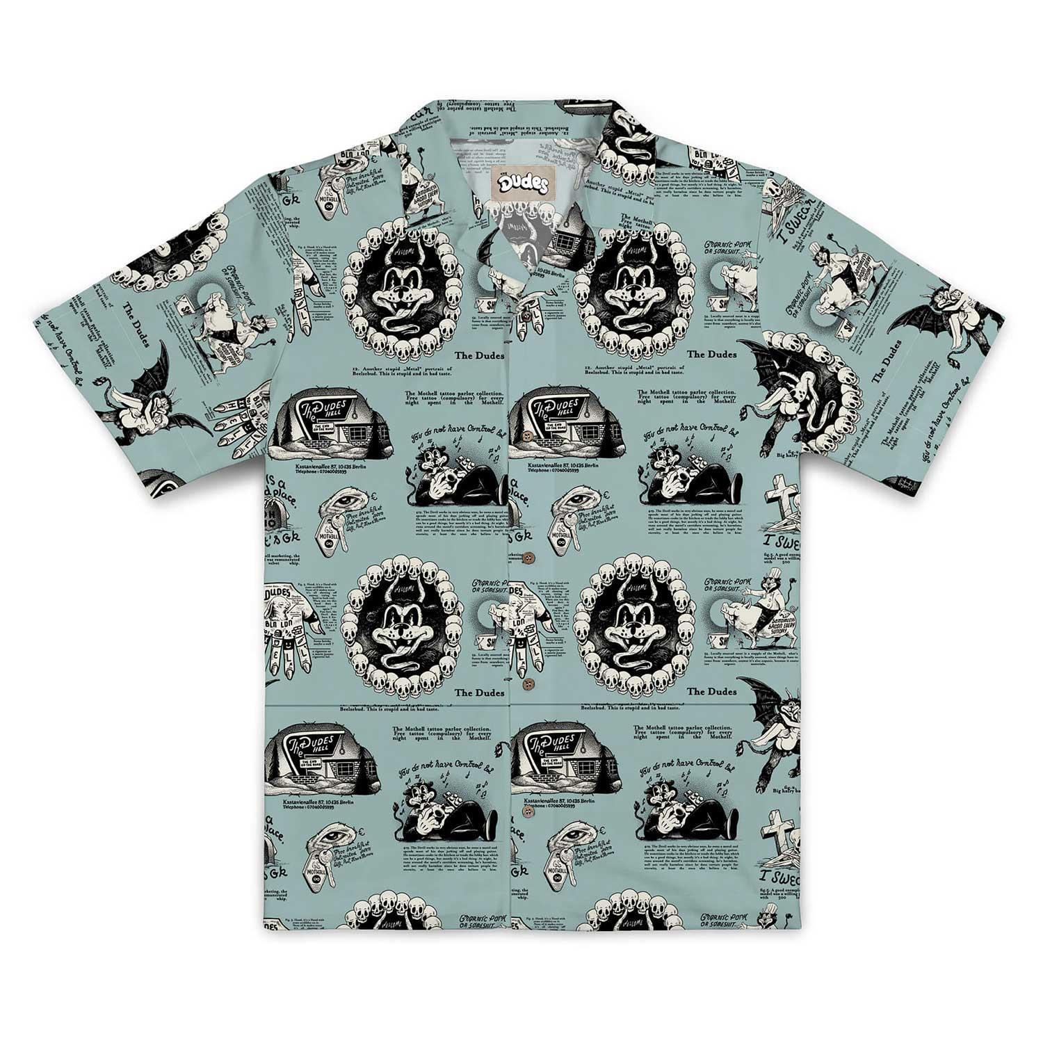 The Dudes Beelzebud Blues Hawaiian Shirt - multicolor XXXL