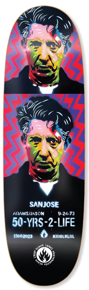 Black-Label Skateboard Deck Adams 50 To Life 9,50