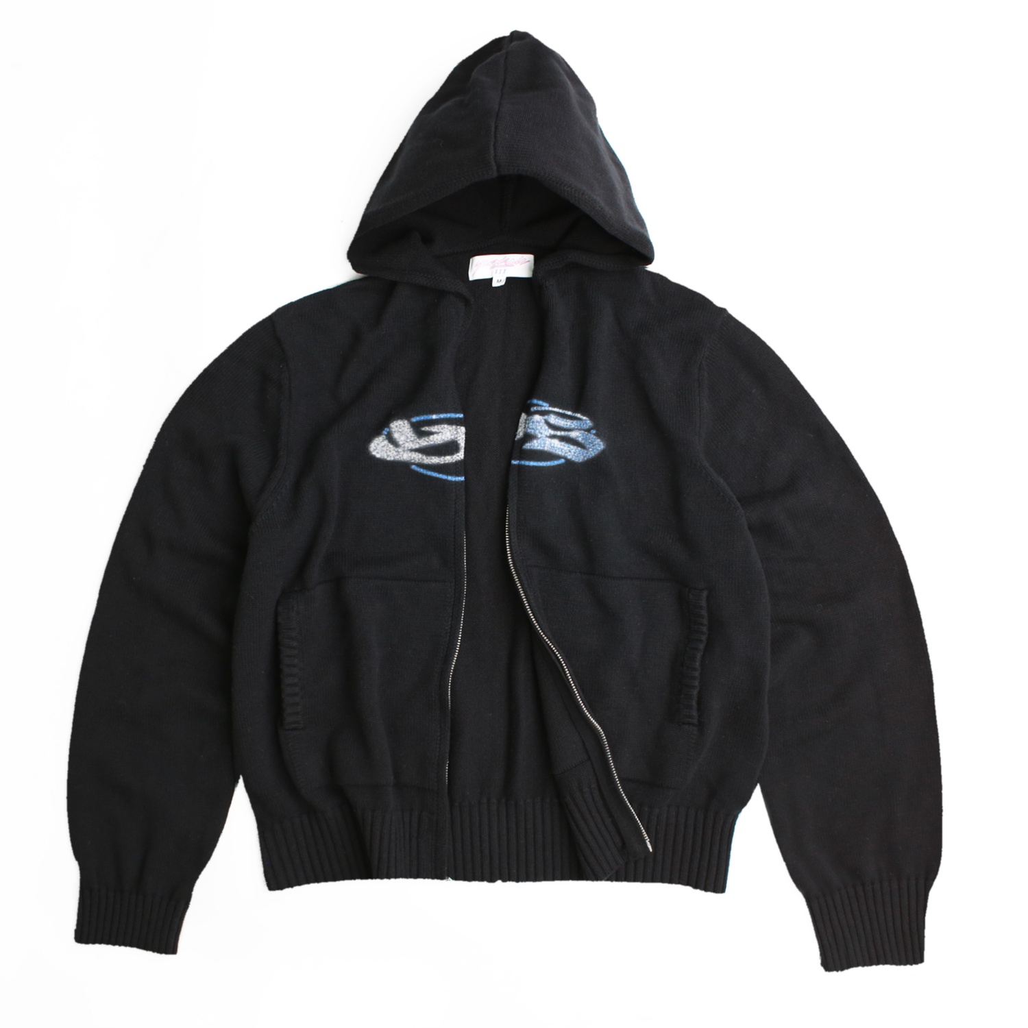 Yardsale Glitz Knitted Hood - black XL