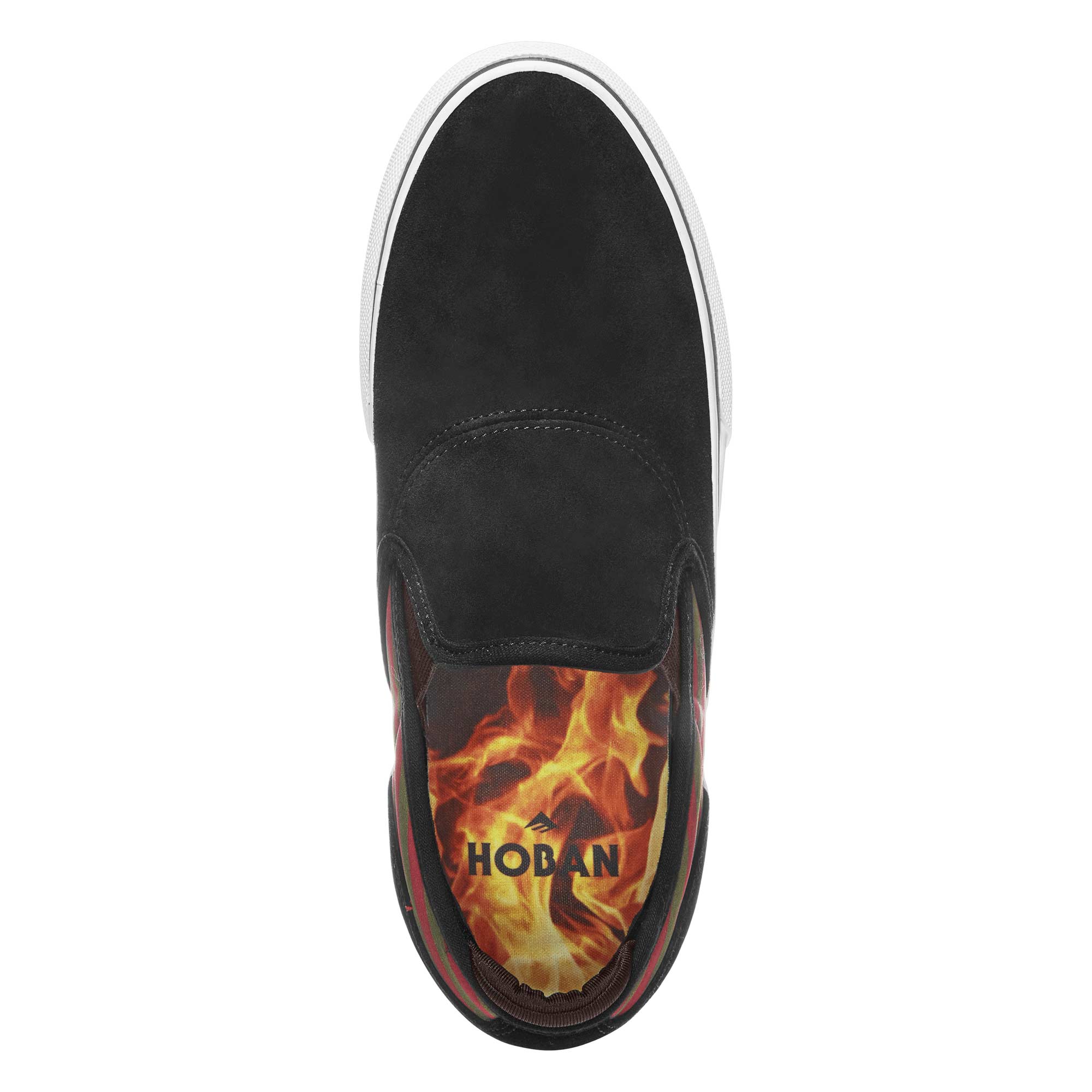 EMERICA Shoe WINO G6 SLIP-ON bla/oli/red, balck/olive/red 10½