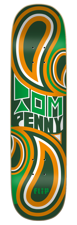 Flip Skateboard Deck Tom Penny Deckade 8.25 Flip Skateboard Deck Tom Penny Deckade 8.25