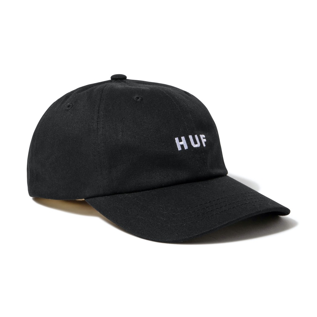 HUF Set OG 6 Panel Cap - black HUF Set OG 6 Panel Cap - black