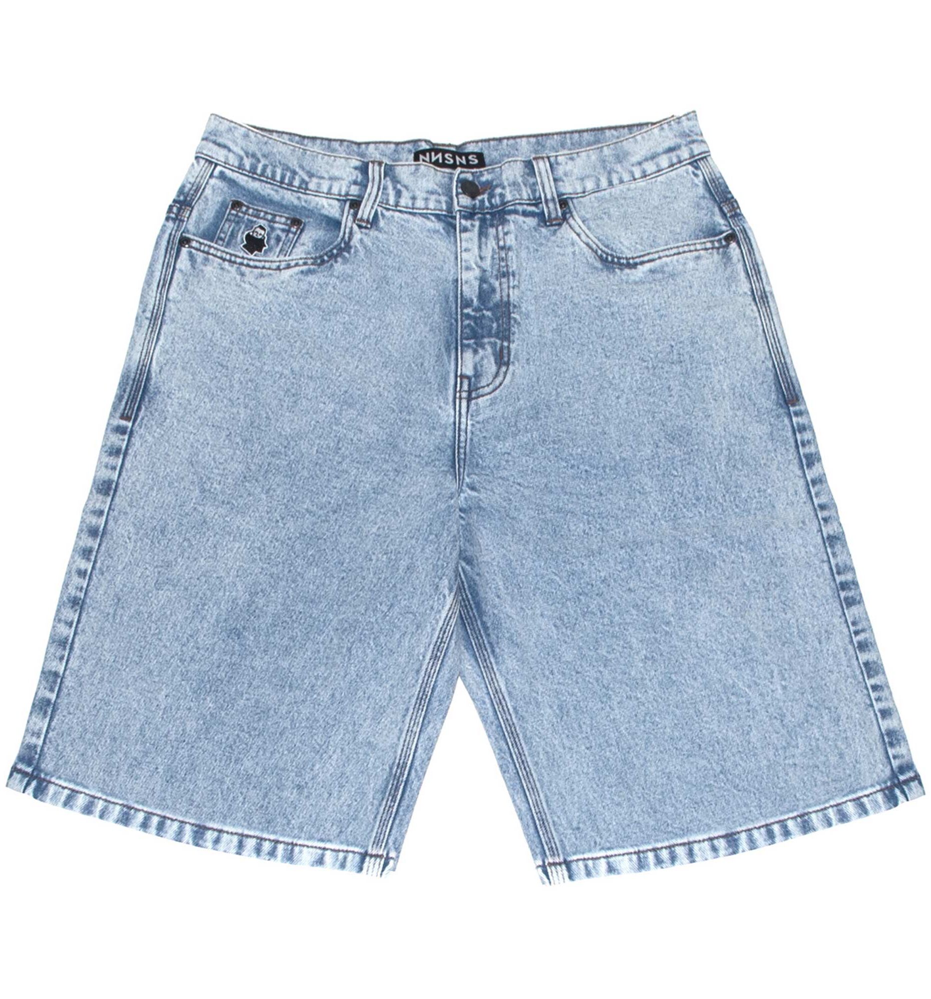 NNSNS Pant Short BIGGERFOOT JORT, acid blue stretch 29
