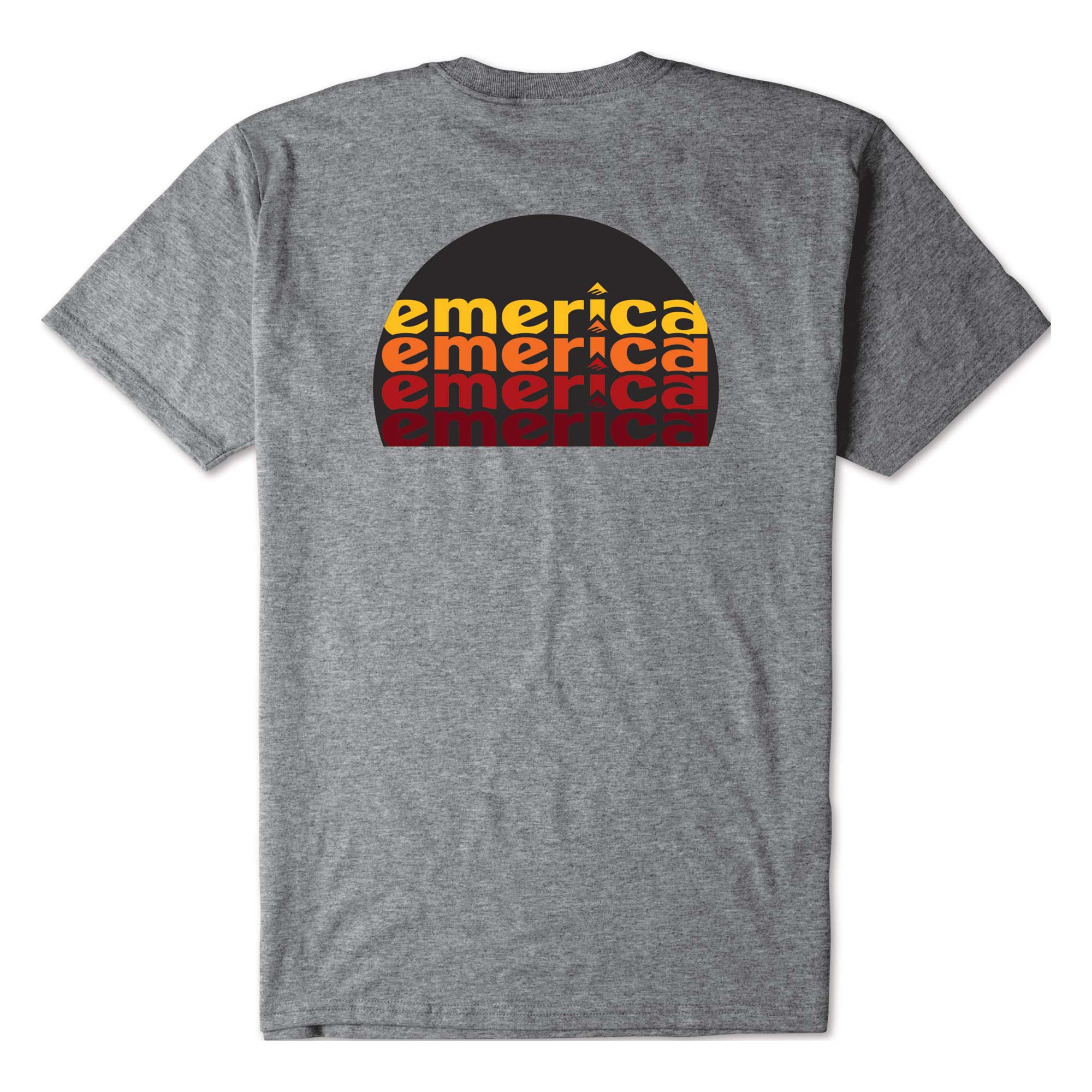 EMERICA T-Shirt HIGH NOON POCKET grey/heather