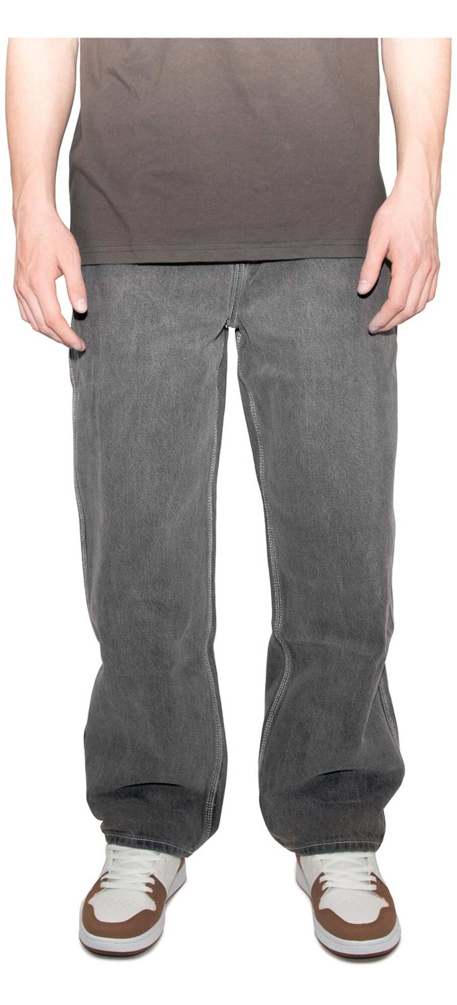 NNSNS Pant BIGFOOT grey washed NNSNS Pant BIGFOOT, grey washed 34/34