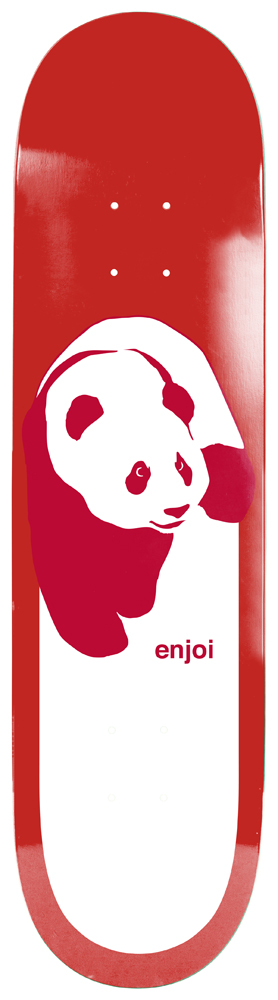 Enjoi Skateboard Deck Classic Panda Red 9,00 Enjoi Skateboard Deck Classic Panda Red 9,00