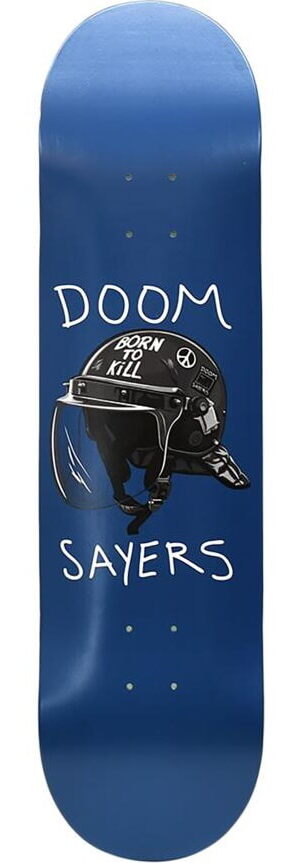 Doomsayers Riot Helmet Skateboard Deck 8.5 Doomsayers Riot Helmet Skateboard Deck 8.5