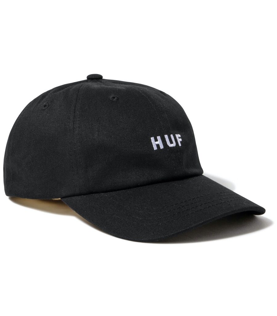 HUF Set OG 6 Panel Cap - black