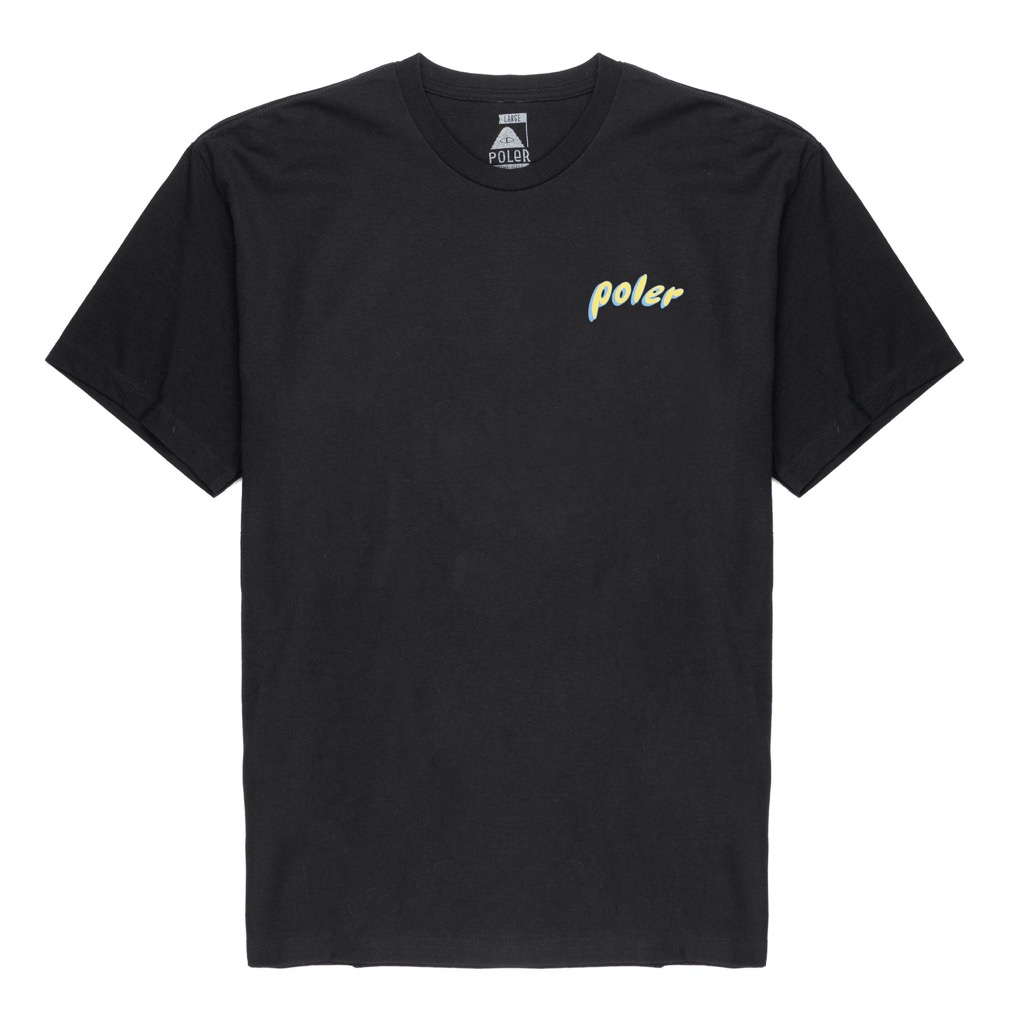 Poler Wavy T-Shirt - black Poler Wavy T-Shirt - black XXL