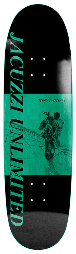 Jacuzzi Skateboard Deck Tony Latham Dirtbike