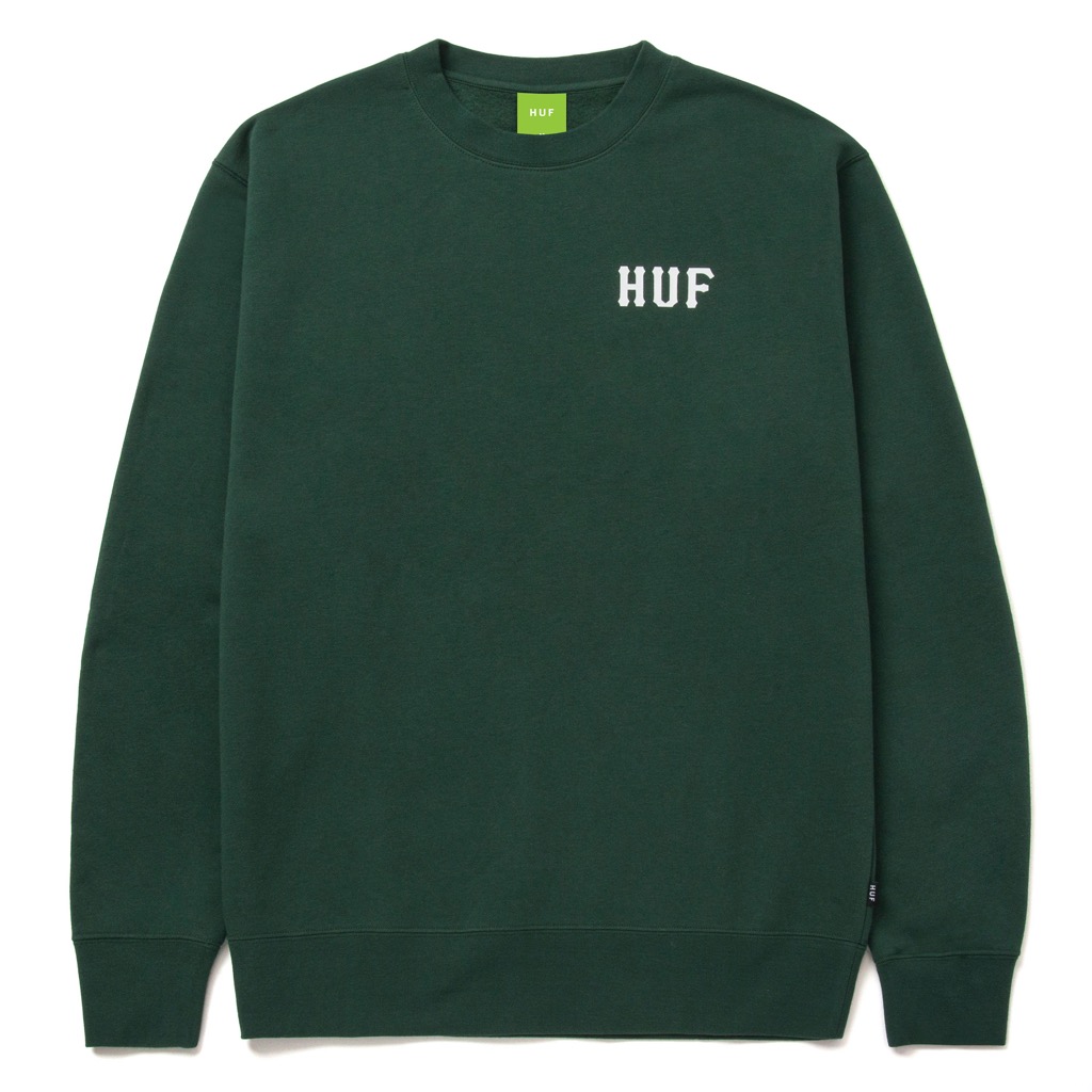 HUF Essentials Classic H Pullover - forest green XXL