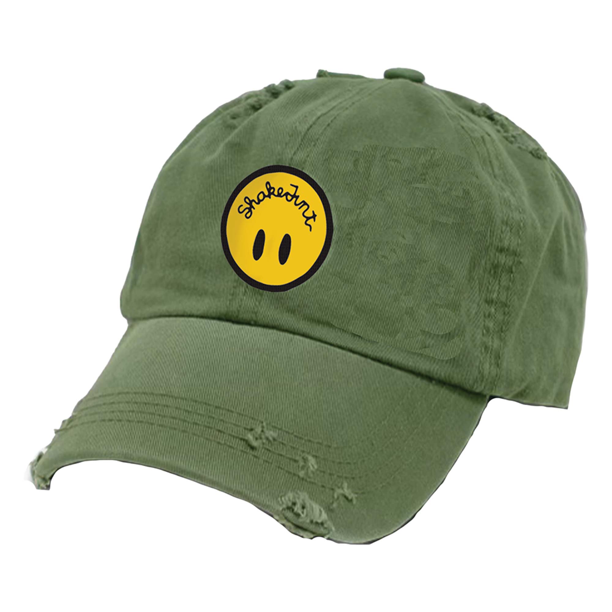 SHAKE JUNT Cap UNHAPPY Hat, olive