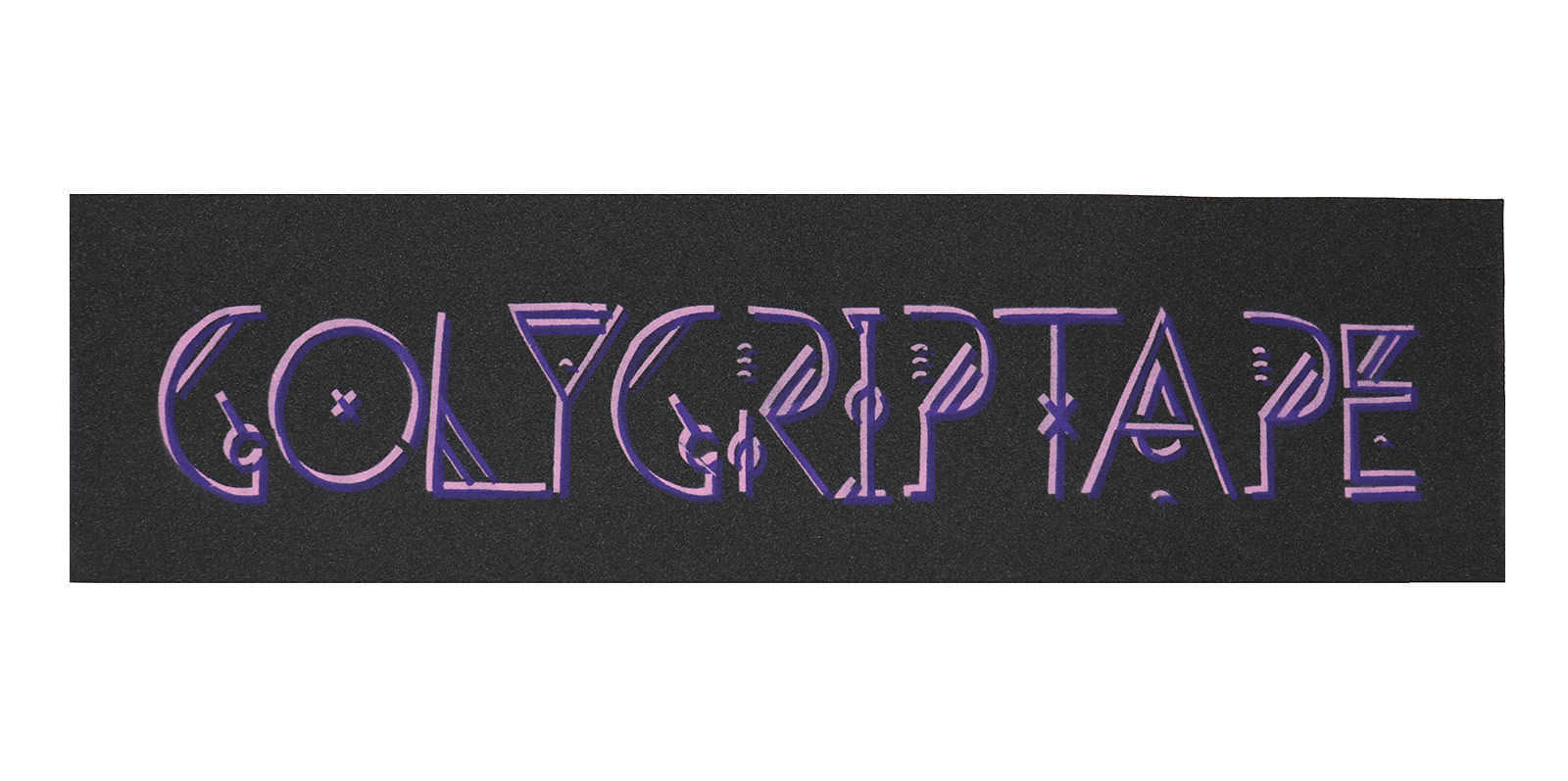 Goly Skateboard Griptape Geometry Purple 9" Goly Skateboard Griptape Geometry Purple 9"