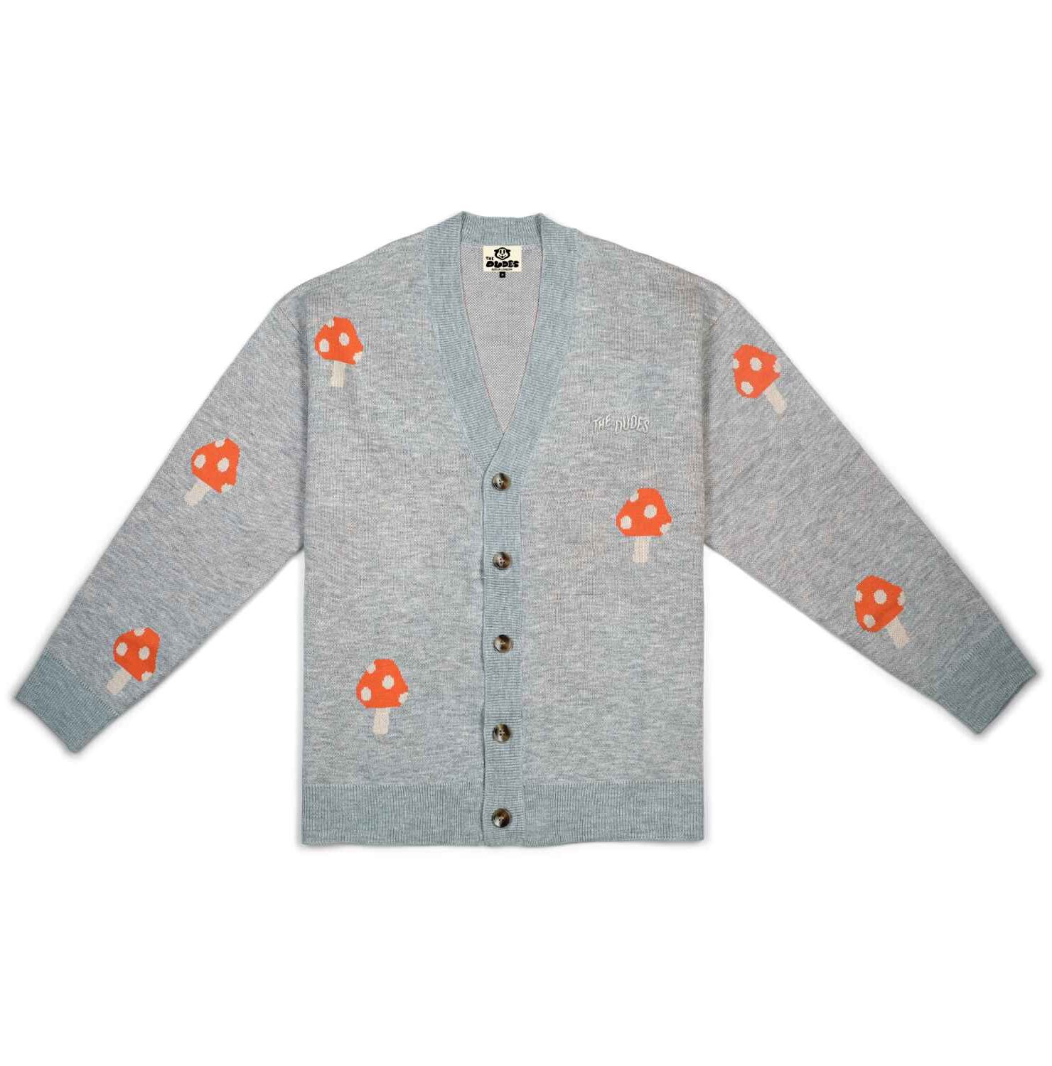The Dudes All Wavy Cardigan - Silver Grey The Dudes All Wavy Cardigan - Silver Grey XXXL