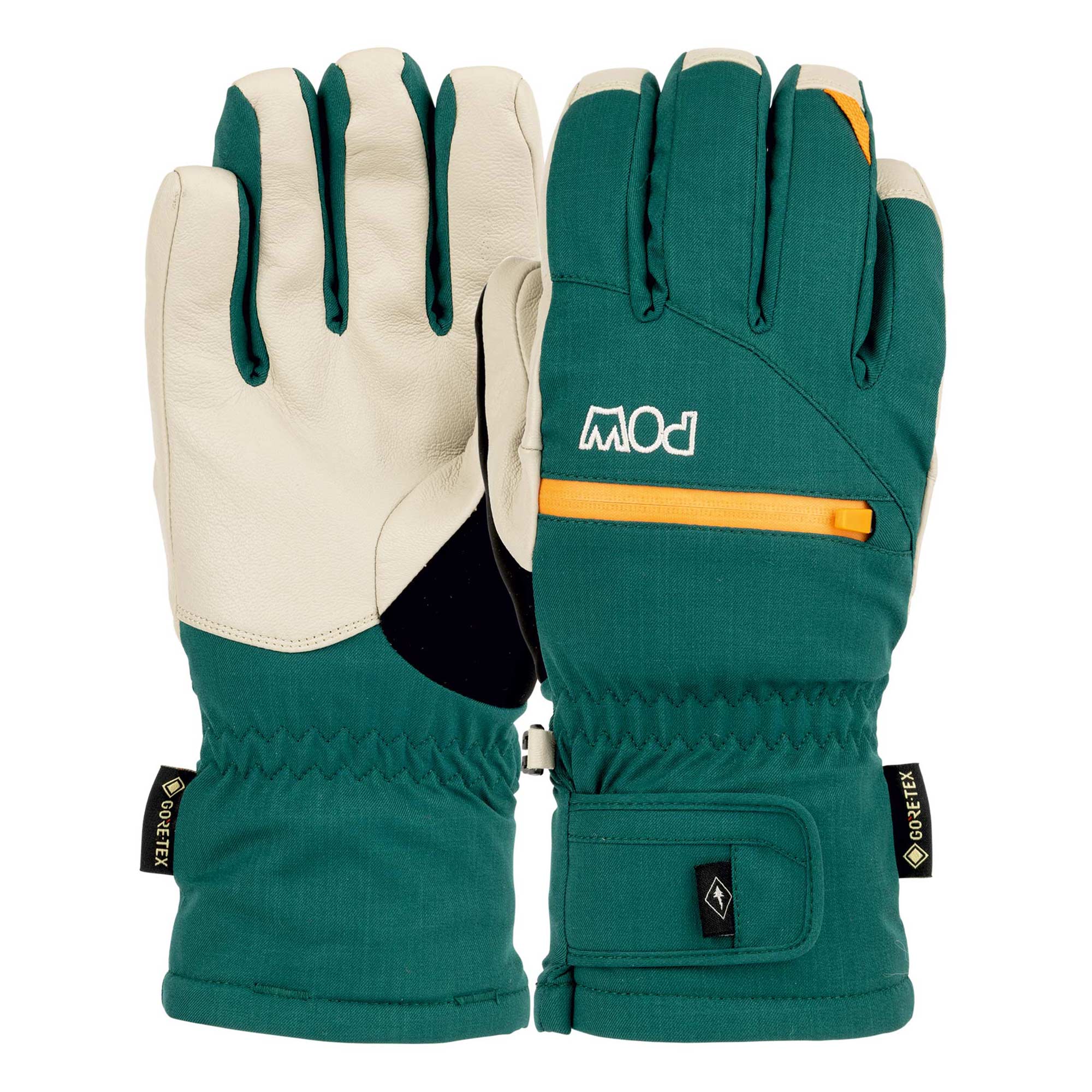 POW Glove WOMEN CASCADIA GTX SHORT GLOVE + COMMON FIT, forest smoke XS (6)