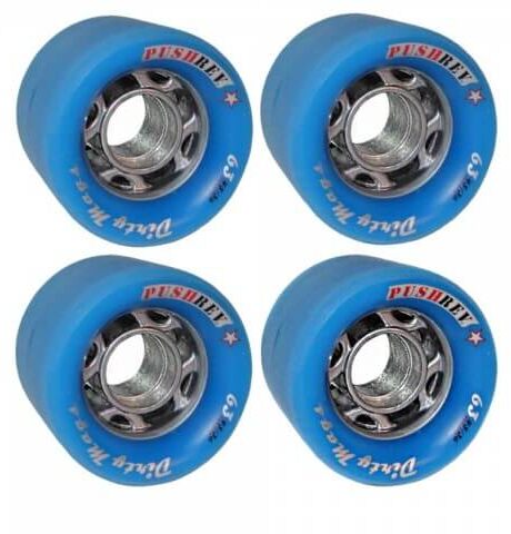 PUSHREV Dirty Mags Longboard Wheels 66mm 80A Blue PUSHREV Dirty Mags Longboard Wheels 66mm 80A Blue
