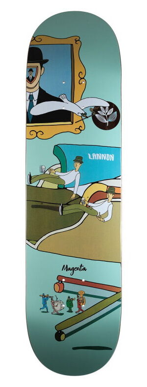 Magenta Jimmy Lannon Lucid Dream Skateboard Deck 8.4 Magenta Jimmy Lannon Lucid Dream Skateboard Deck 8.4