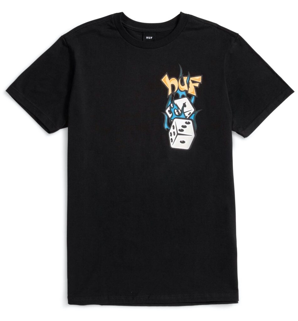 HUF Dicey T-Shirt - black HUF Dicey T-Shirt - black XXL