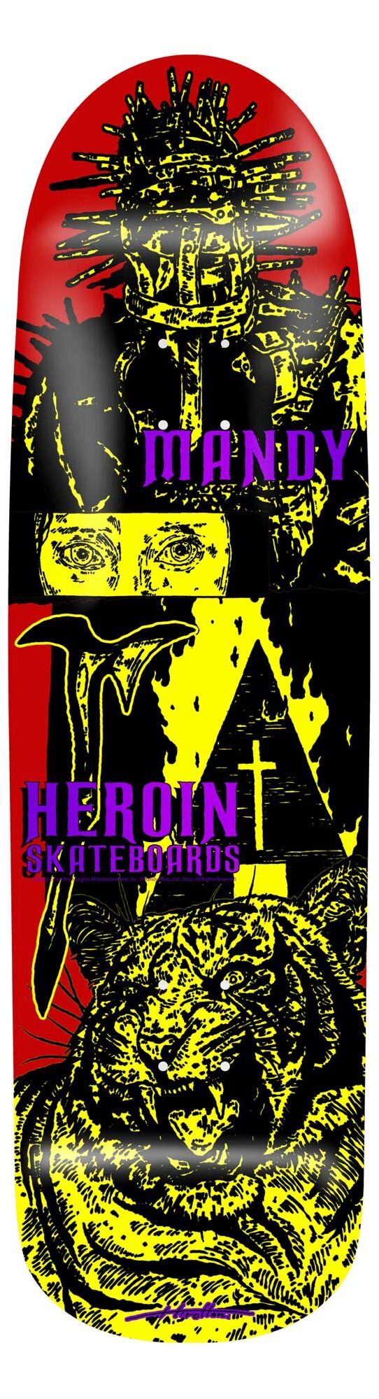 HEROIN Deck MANDY X HIROTTON 9.4 HEROIN Deck MANDY X HIROTTON 9.4