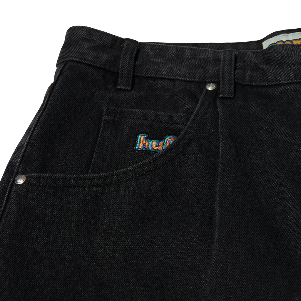 HUF Cromer Short - washed black 38