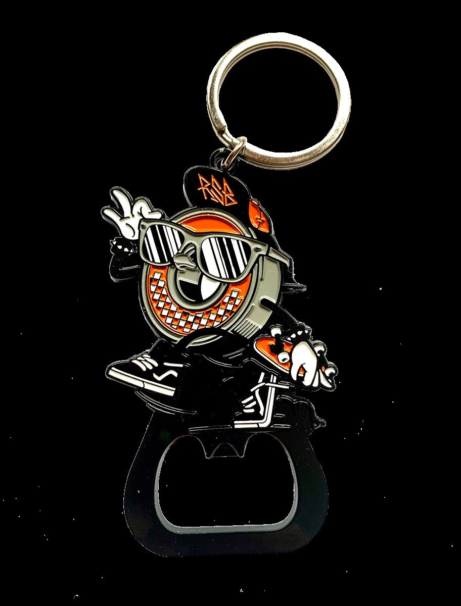 Porte-clés décapsuleur Rock Star Bearings