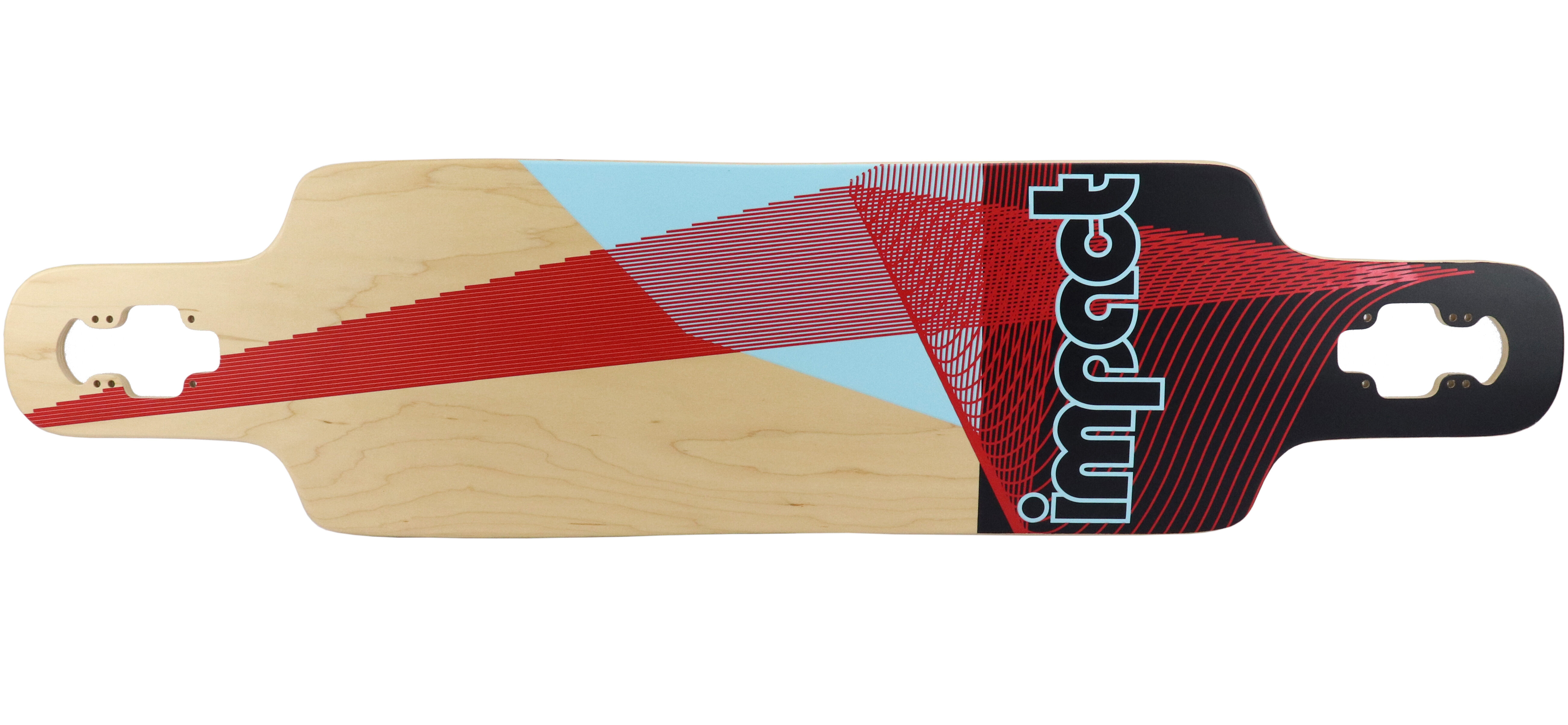 Impact Synthesis red Dropthrough Longboard-Deck 39 x 9.5 Impact Synthesis red Dropthrough Longboard-Deck 39 x 9.5