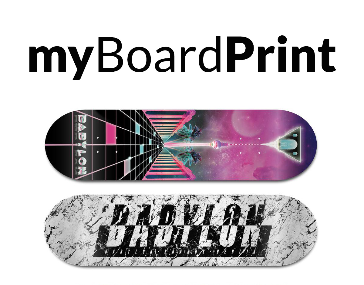 myBoardPrint -Custom Skateboard Druck