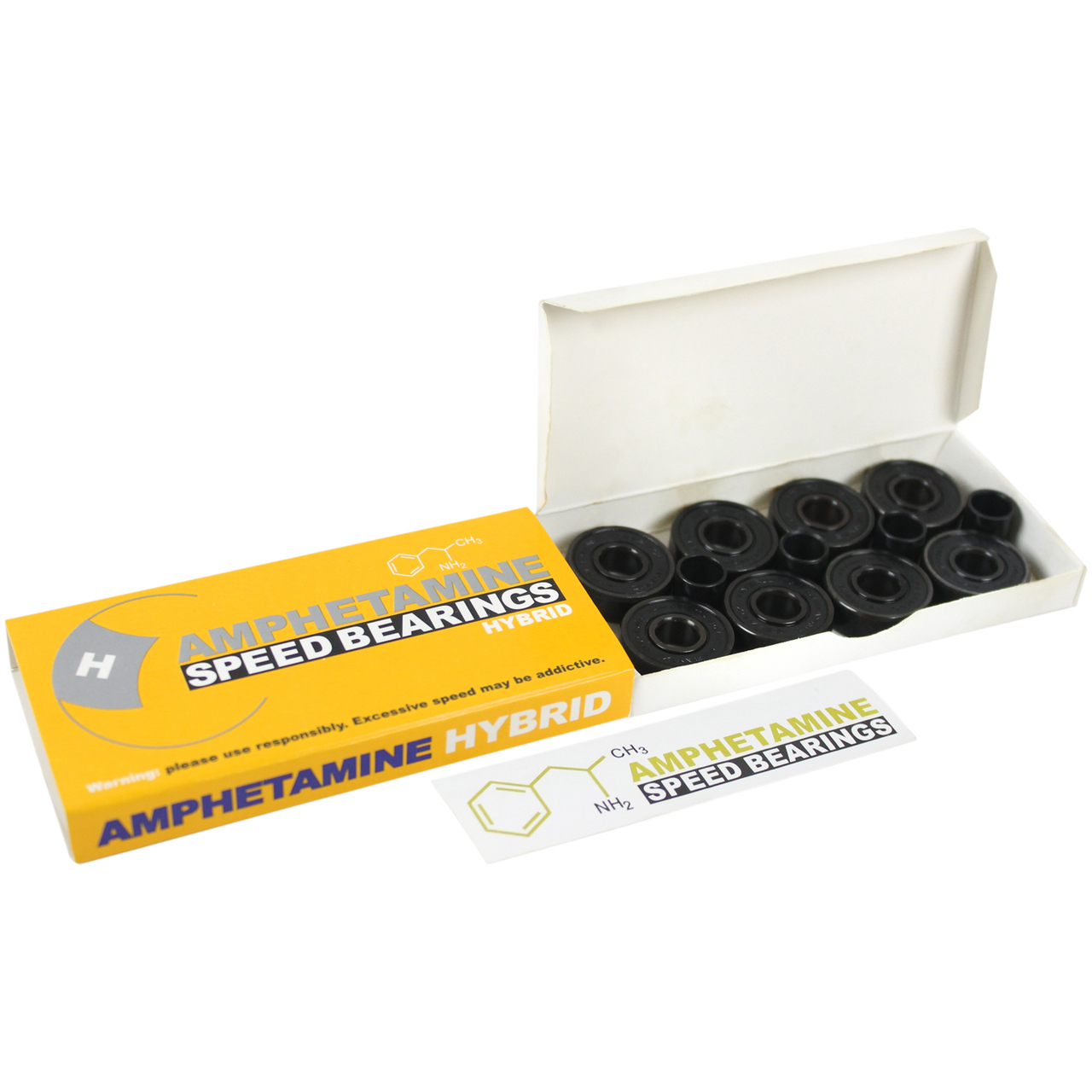 Amphetamine Bearings Skateboard Ball Bearings Hybrid Amphetamine Bearings Skateboard Ball Bearings Hybrid