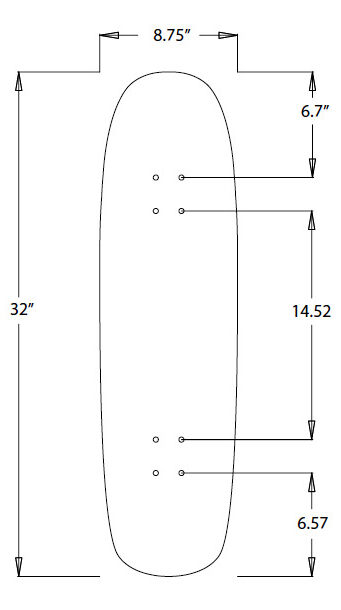 Bold Cruiser Shape 4 - 8.75 Bold Cruiser Shape 4 - 8.75