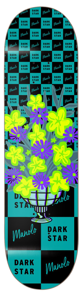 Darkstar Skateboard Deck Robles Flowers R7 8