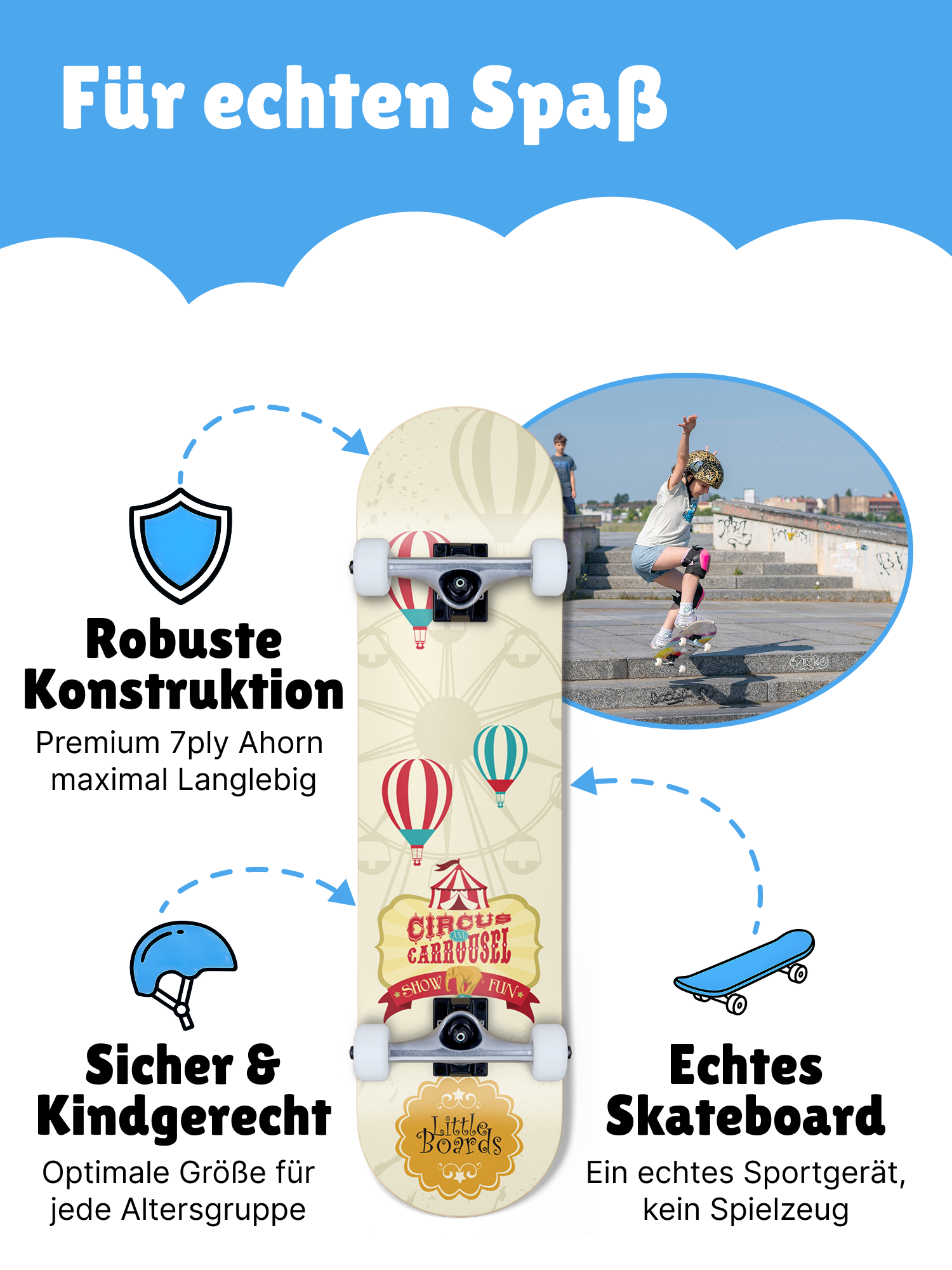 Circus - Kids Skateboard 6.5" Circus - Kids Skateboard 6.5"