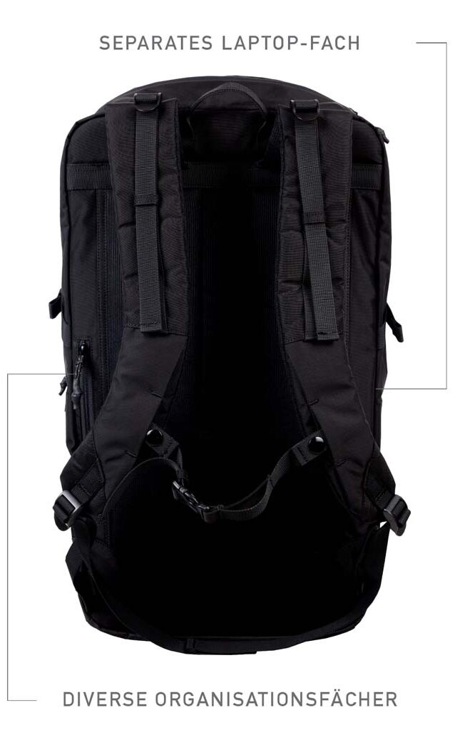 Doughnut Astir Rucksack - black Doughnut Astir Rucksack - black