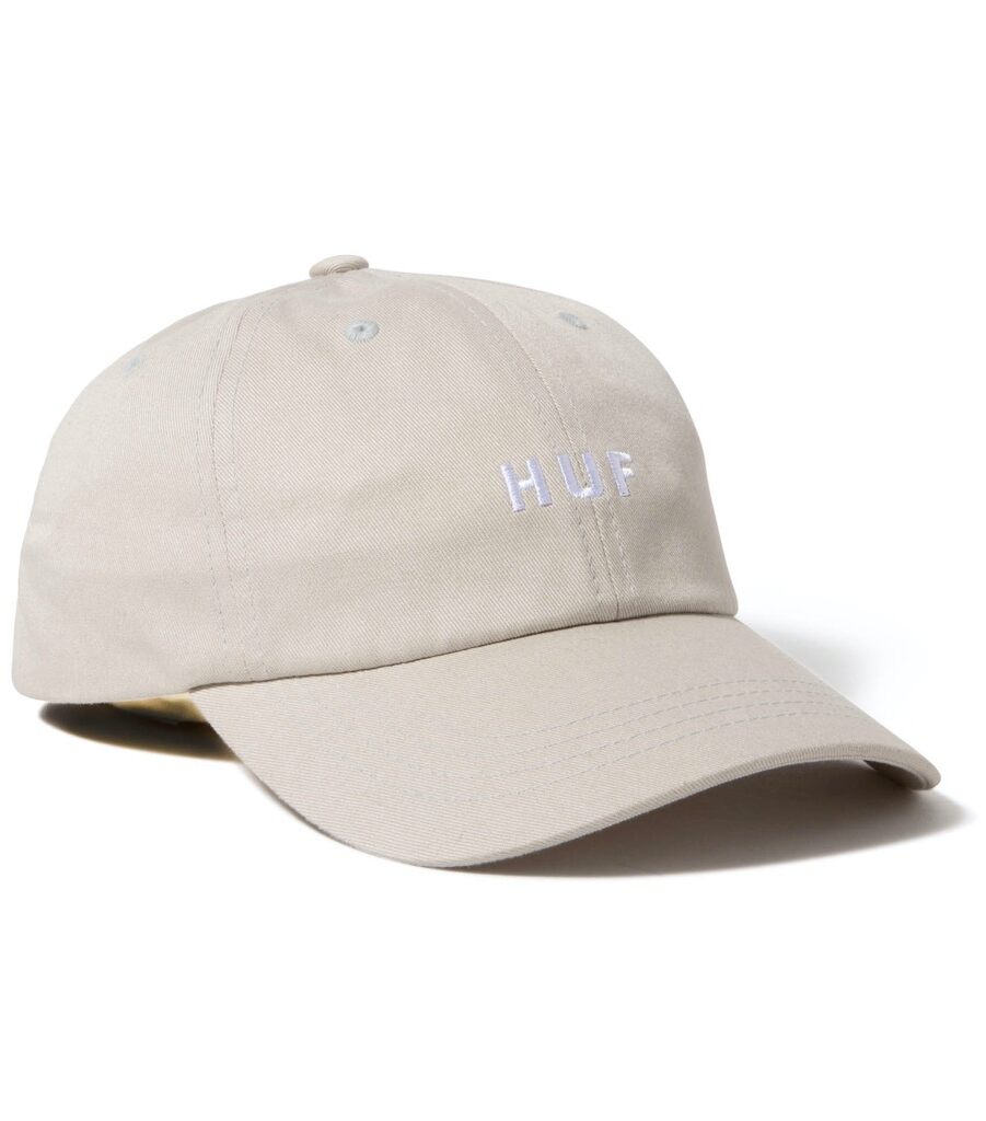 HUF Set OG Curved Visor 6 Panel Hat - cream HUF Set OG Curved Visor 6 Panel Hat - cream