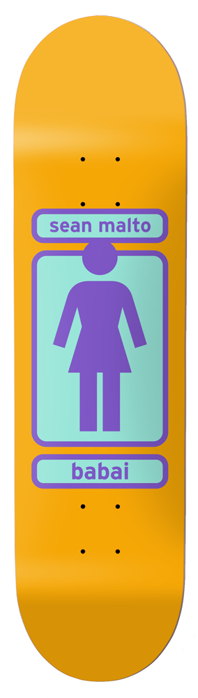 Girl Skateboard Deck Malto 93 Til Infinity WR44#1 8,25