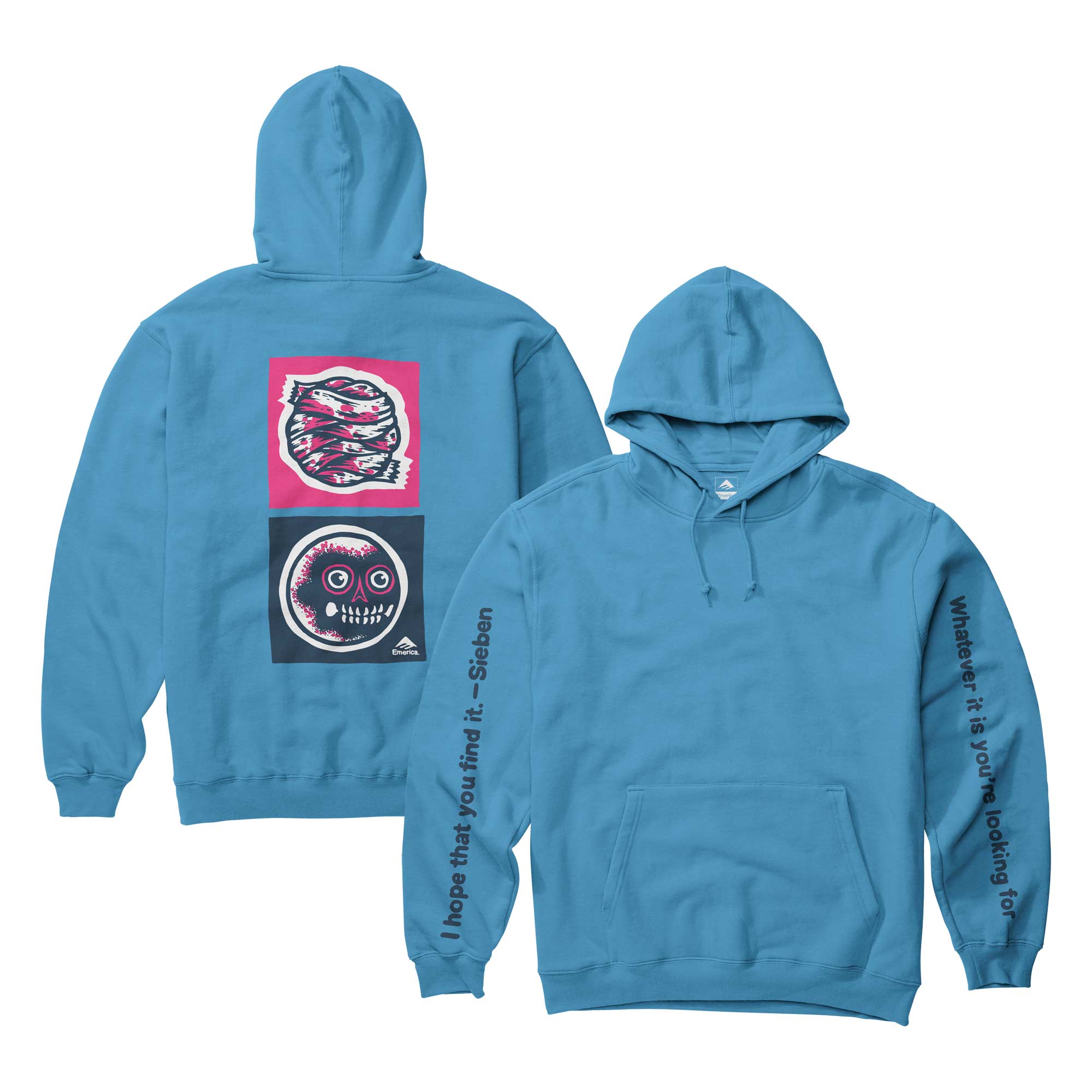 EMERICA Sweat SIEBEN HOODIE, blue XL