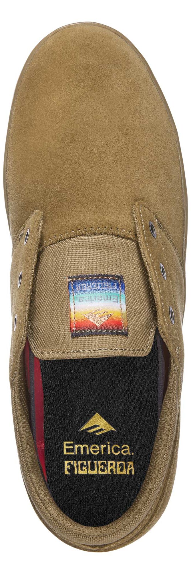 EMERICA Shoe THE FIGUEROA bro/gum brown/gum EMERICA Shoe THE FIGUEROA bro/gum, brown/gum 9