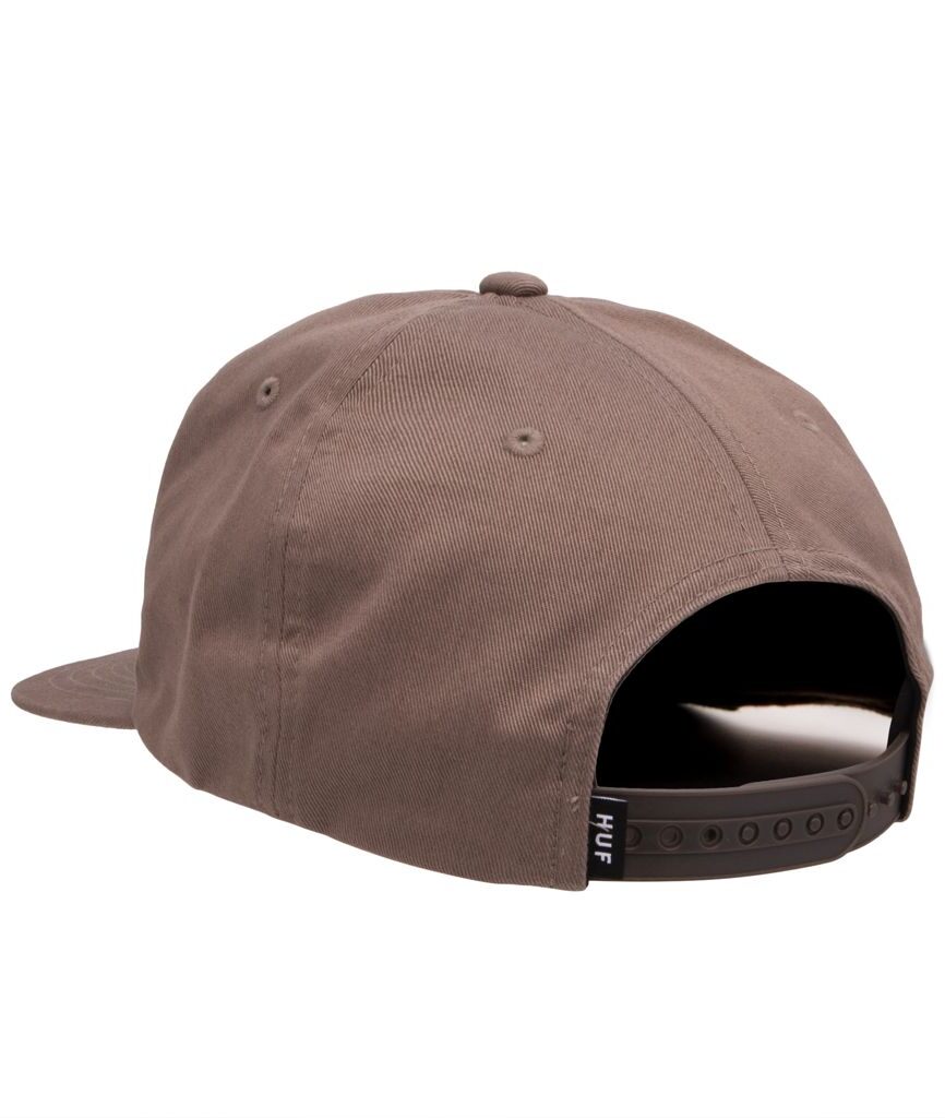 HUF Ess Unstructured Box Snapback brown