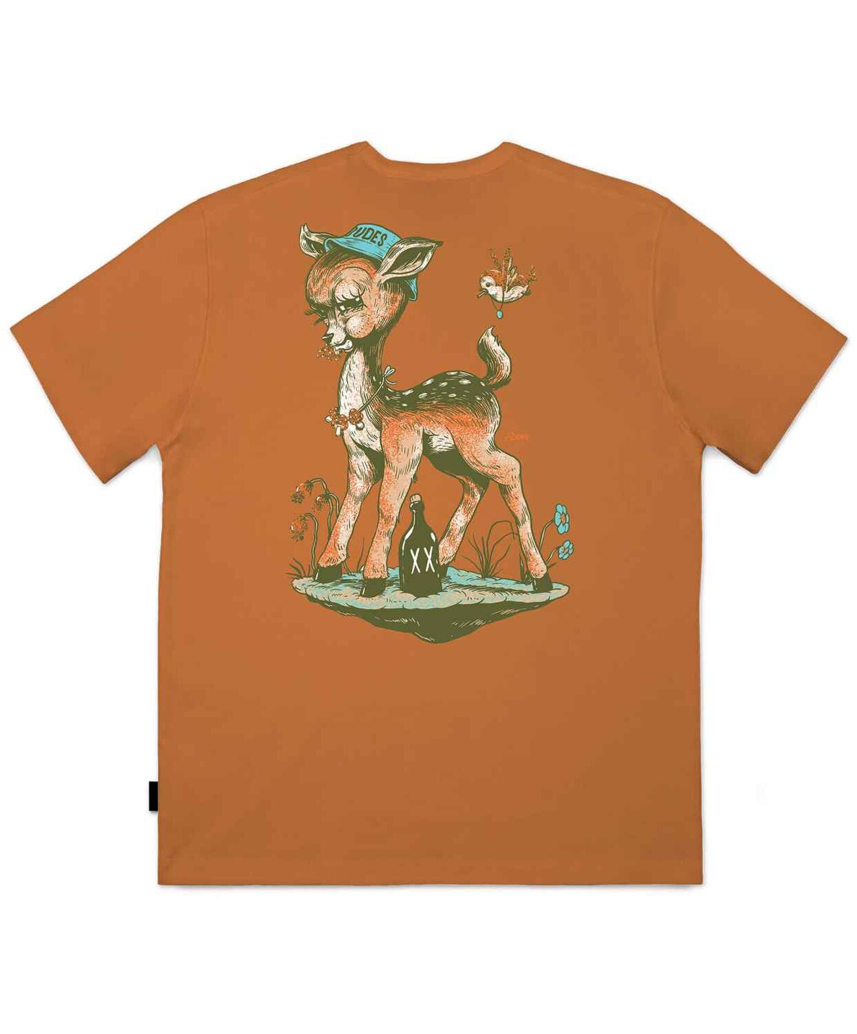 The Dudes Bamby Classic T-Shirt - peach caramel