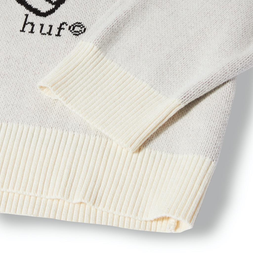 HUF Bad News Pullover - bone HUF Bad News Pullover - bone XXL