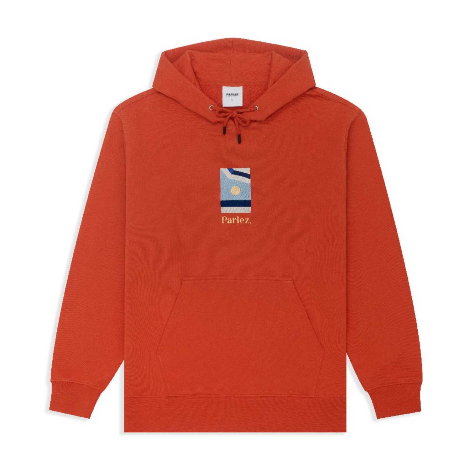 Parlez Copa Hoodie - burnt ochre XXL