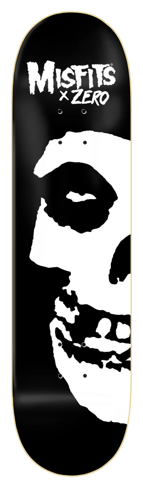 Zero Skateboard Deck x Misfits Fiend Skull Left 8,00 Zero Skateboard Deck x Misfits Fiend Skull Left 8,00