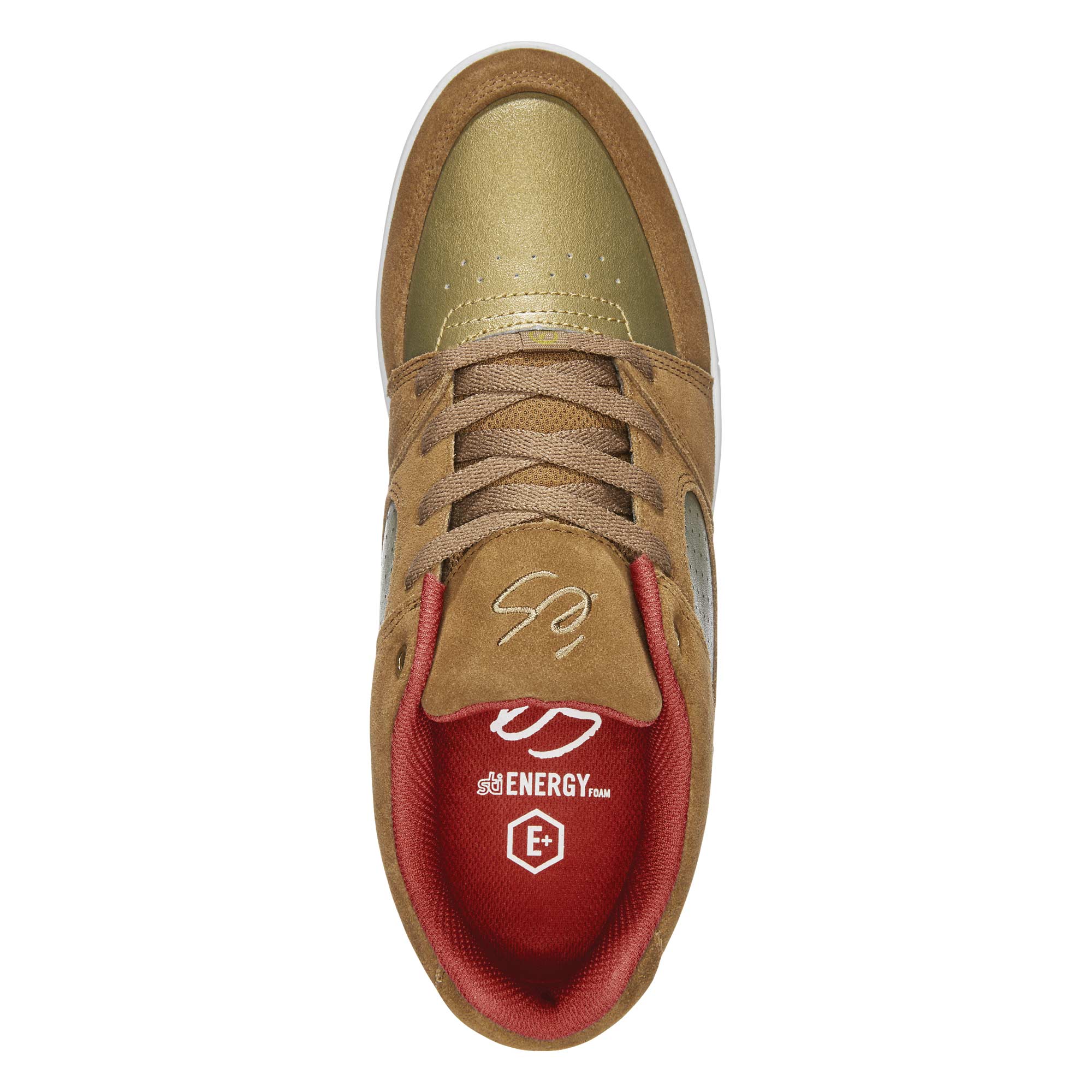 eS SKB Shoe ACCEL SLIM bro/bli/bli, brown/bling/bling 9