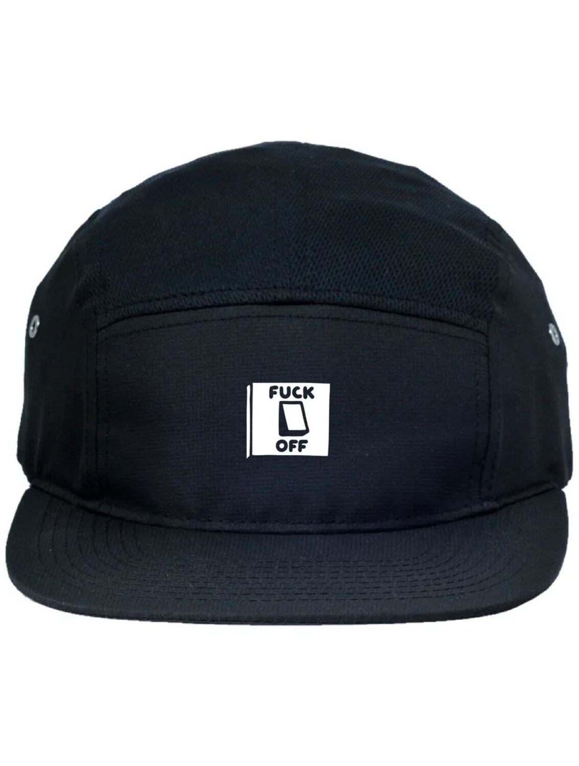 The Dudes Switch Structured 5 Panel Cap - black The Dudes Switch Structured 5 Panel Cap - black