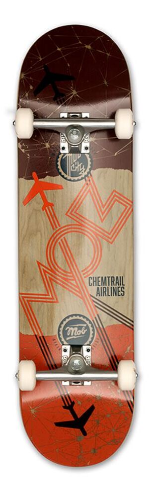 MOB Skateboards Airlines Complete Board - 8.25 MOB Skateboards Airlines Complete Board - 8.25